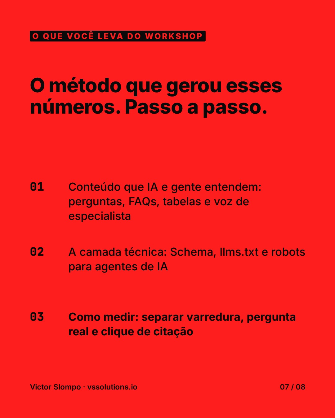 Everyone talks about GEO. I measured it. (slide 7)