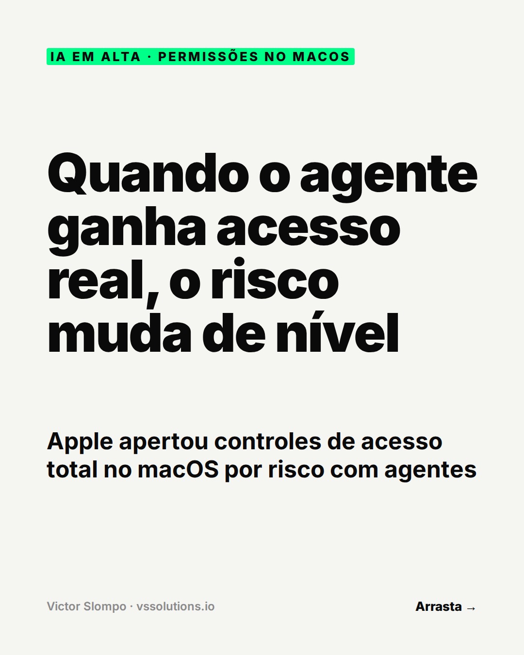 When the agent gets real access, the risk moves to another level