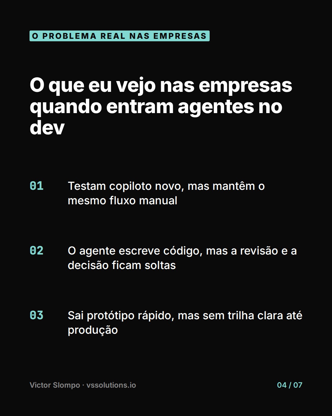 The gain does not come from the agent alone (slide 4)