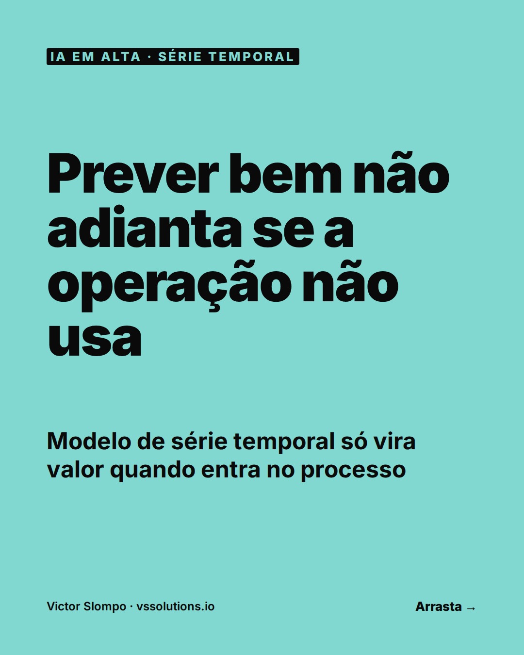 Accurate forecasts are useless if operations don't use them