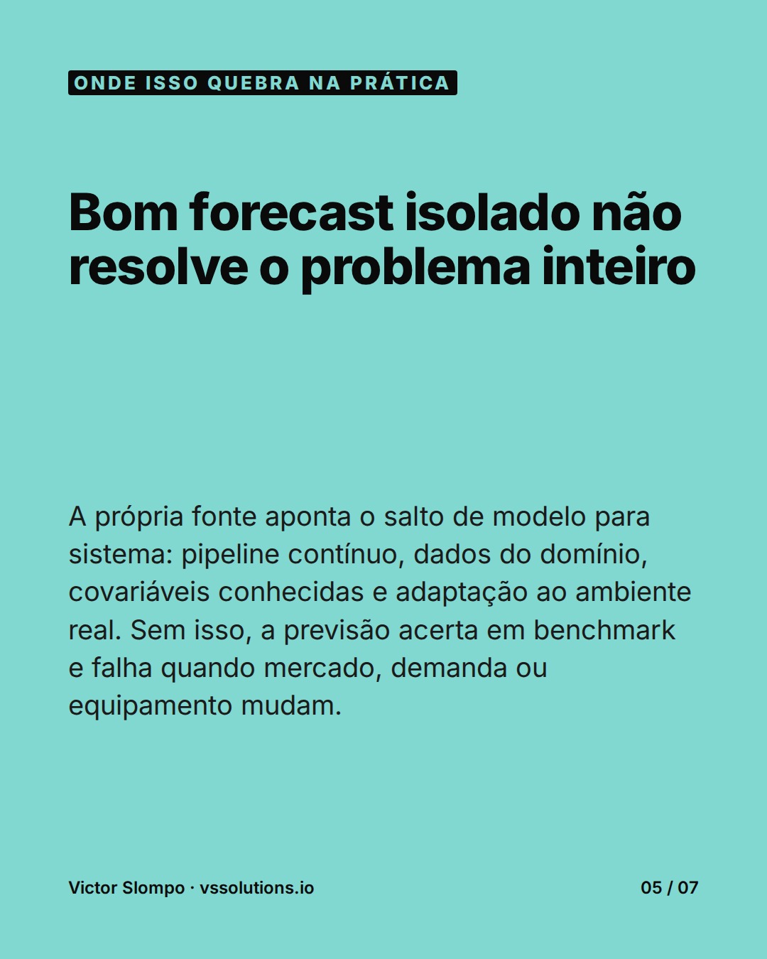 Accurate forecasts are useless if operations don't use them (slide 5)